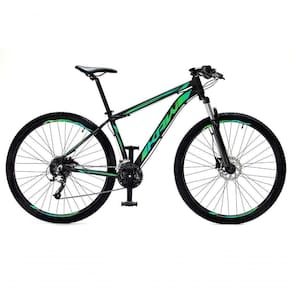 Bicicleta Aro29 Krw Alumínio Shimano 24v Freio Hidráulico S5 19 Preto-Verde