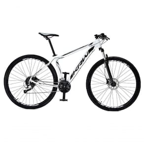 Bicicleta Aro29 Krw Alumínio Shimano 24v Freio Hidráulico S5 19 Branco-Preto