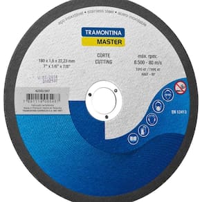Disco De Corte Fino 7´´ Para Inox E Materiais Endurecidos