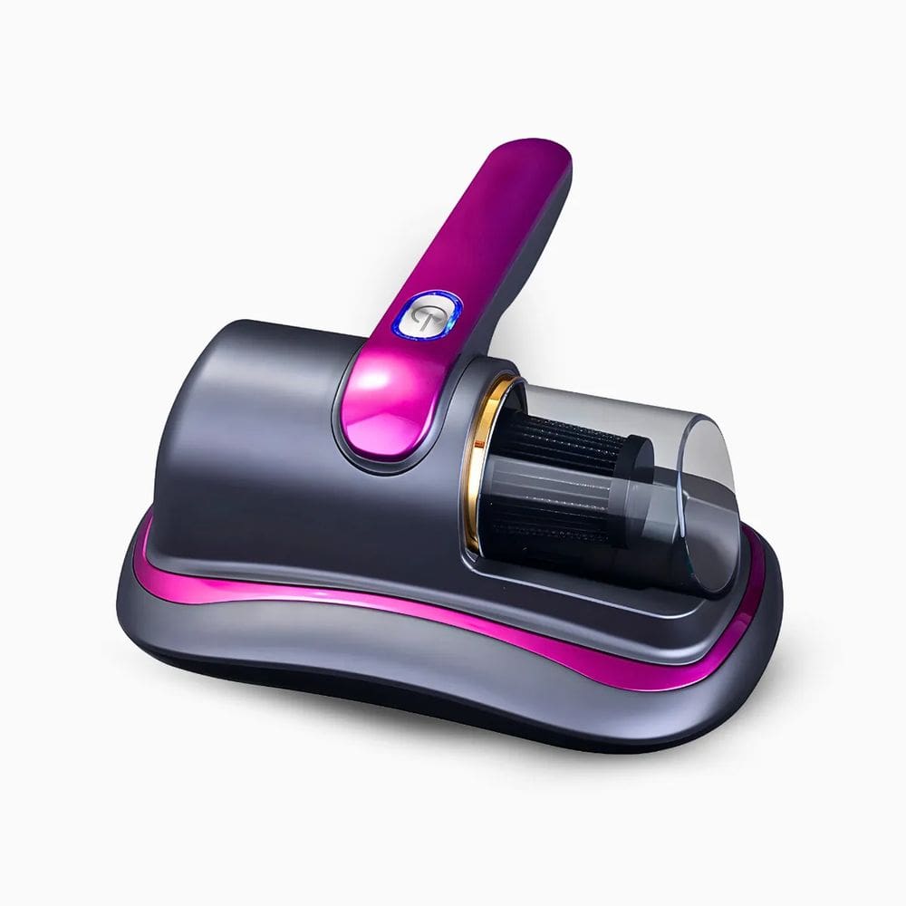Potente Aspirador Sem Fio Portátil com Luz UV e Tecnologia Anti-Acáro para uma Limpeza Eficiente