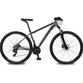 Bicicleta Aro 29 Krw Alumínio 27 Vel Freio Hidráulico Suspensão Dianteira S8 15.5 Grafite-Preto