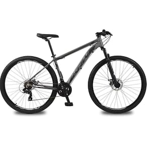 Bicicleta Aro 29 Krw Alumínio Shimano 24 Vel Freio A Disco Suspensão S4 15.5 Grafite-Preto
