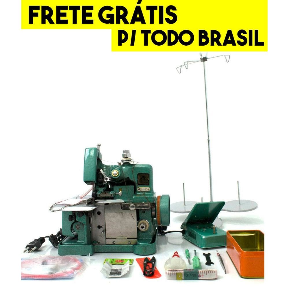 Máquina Overlock Semi Industrial Gn1 + Acessórios