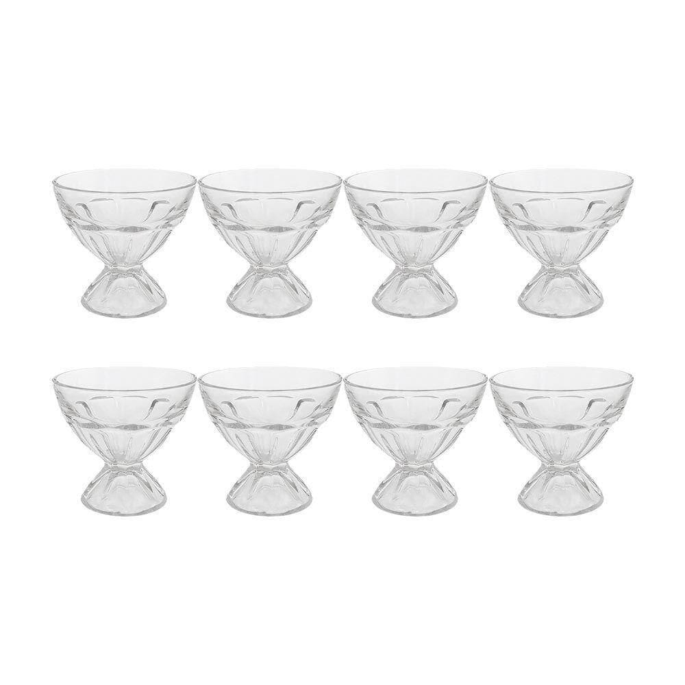 Kit 8 Taças De Sorvete Casablanca Em Casa Tem 100ml