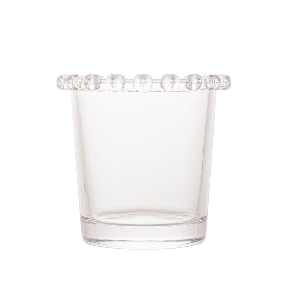 Porta Colher De Cristal Coração Lyor 8,5x8cm