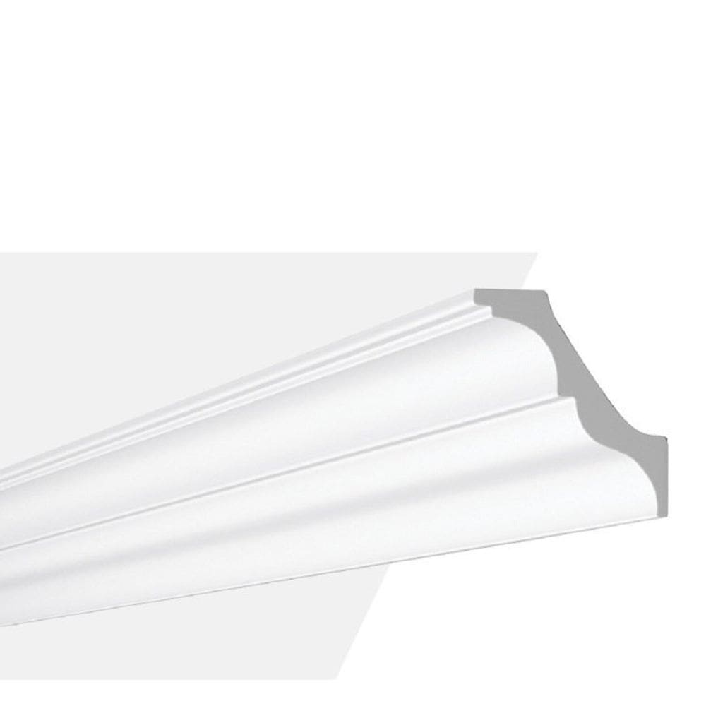 Kit com 10 Barras Rodateto At 95x100mm Metro Linear Nomastyl Gart 6m Branco