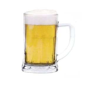 Jogo 2 Canecas Para Chopp Cerveja Vidro Com Alça 565ml Lyor