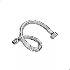 Engate Flexivel Inox Traçado 60 Cm Niple Solto - Brazhu