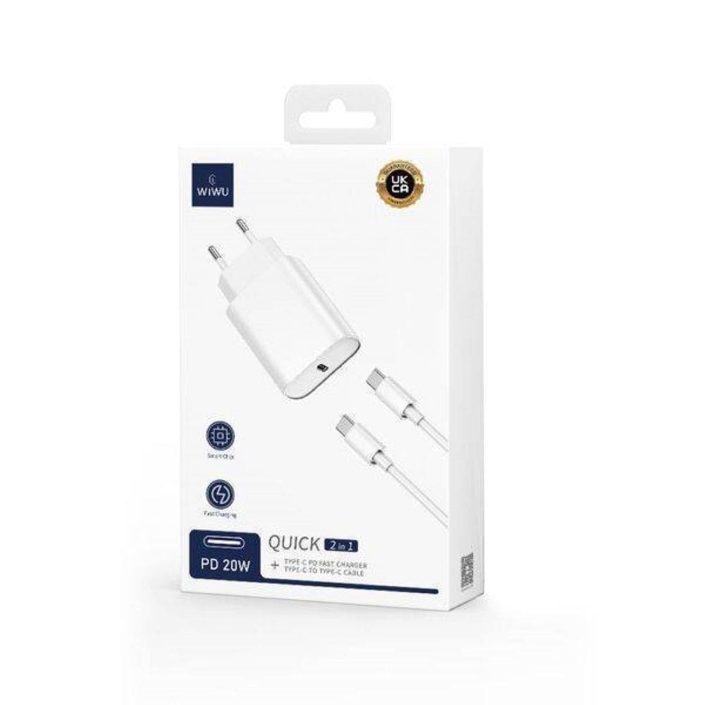 Carregador De Alta Qualidade 20w Para Smartphones - Wiwu
