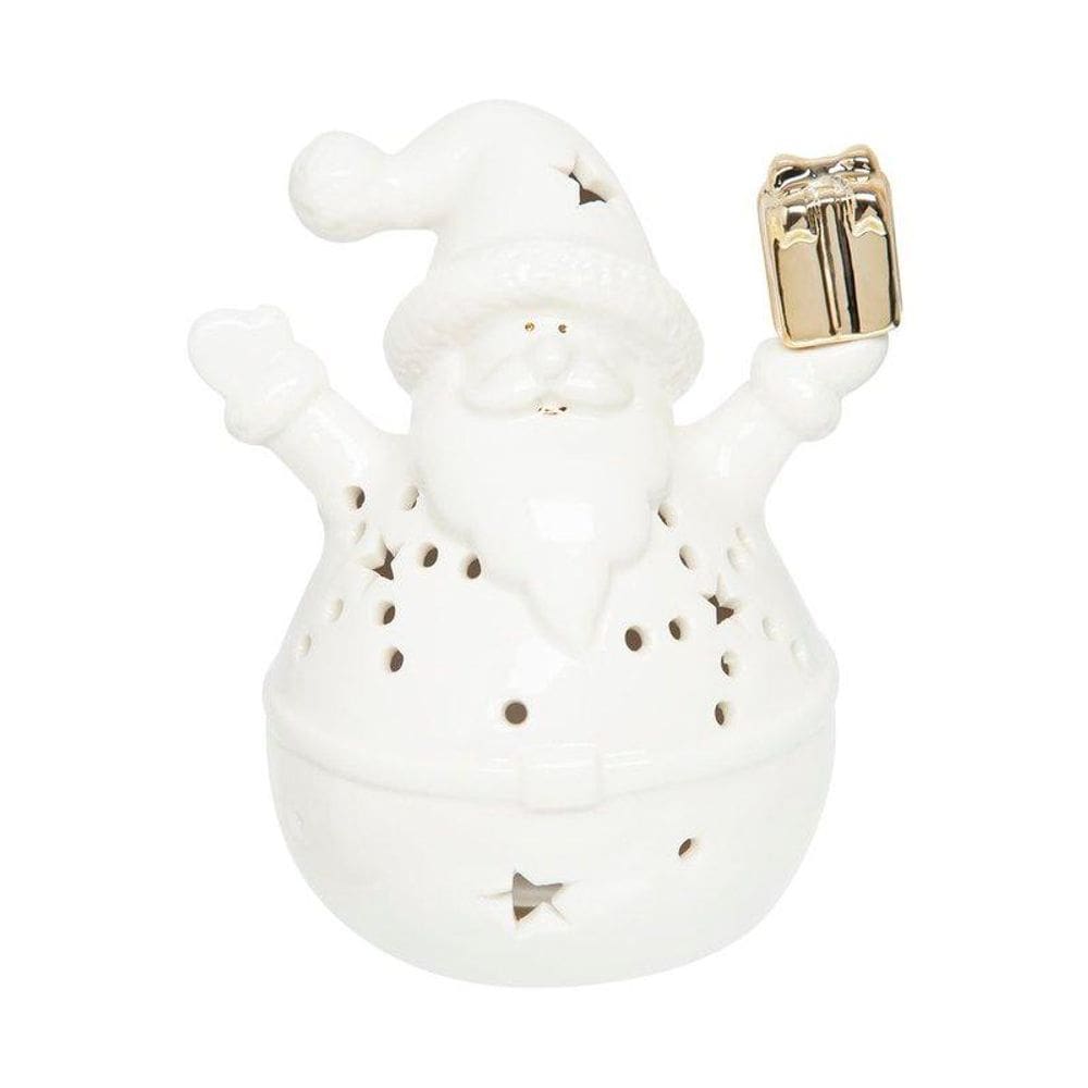 Adorno Home Style Santa Led Joy Snow 13 cm