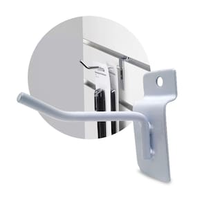 Gancho Painel Canaletado 10cm com 50 Unidades Expositor Capinha Celular Ferramentas Loja Comércio