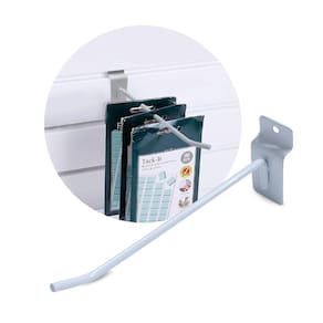 Gancho Painel Canaletado 15cm com 30 Unidades Expositor Capinha Celular Ferramentas Loja Comércio