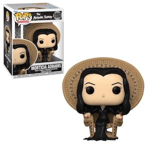 Boneco Funko Pop! Premium Família Addams Morticia na Cadeira