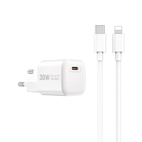 Carregador Nano 30w 2 Em 1 Gan Charger - WIWU