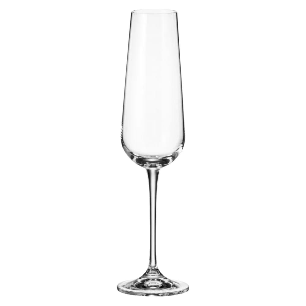 Jogo De Taças Para Champanhe Em Cristal Ardea Com 6 Peças 220ml Bohemia