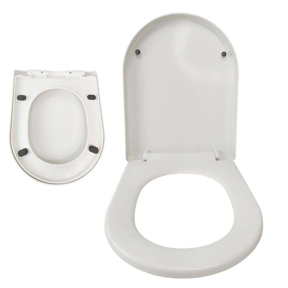 Tampa de Vaso Soft Close Assento Sanitario Fechamento Suave Fecha Devagar Banheiro Lavabo Seguro Resistente Higienico
