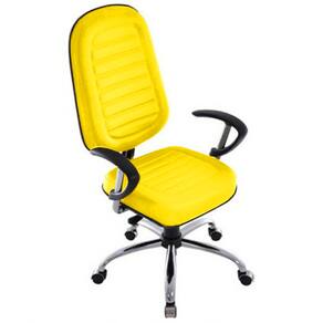 Cadeira para Escritório Presidente Gomada Linha Blenda Amarelo