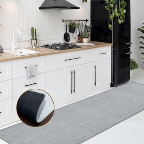 1 Tapete Passadeira Cozinha Antiderrapante Nt Cz 46x180