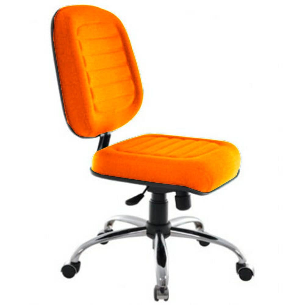 Cadeira para Escritório Diretor Gomada Linha Blenda Laranja