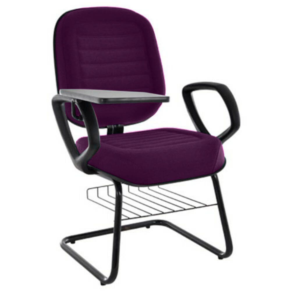 Cadeira Universitária com prancheta Linha Blenda Roxo