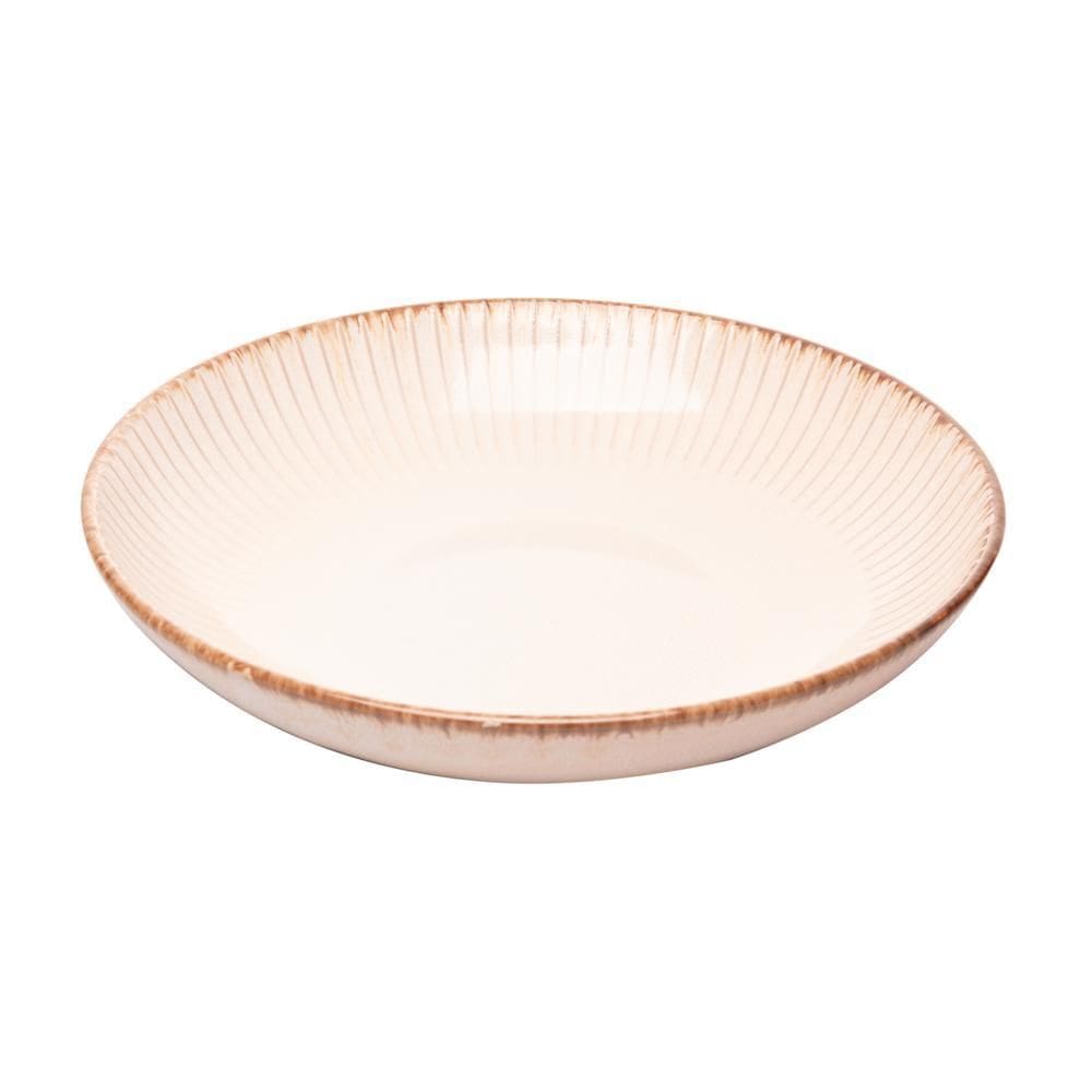 Prato para Massa de Cerâmica Linear Branco 23cm - Lyor