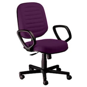 Cadeira Diretor Gomada com Braços Linha Blenda Roxo