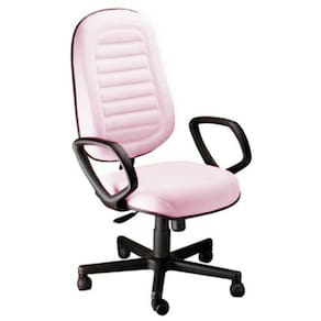 Cadeira Presidente Gomada com Braços Linha Blenda Rosa