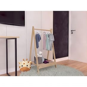 Cabideiro Montessoriano Infantil Leve Para Quartos