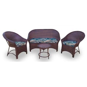 Conjunto De 1 Sofá + 2 Poltronas + 1 Mesa Centro Palmares