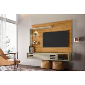 Estante Frizz Select para TV de até 50 polegadas - Cumaru / Opala - Madetec
