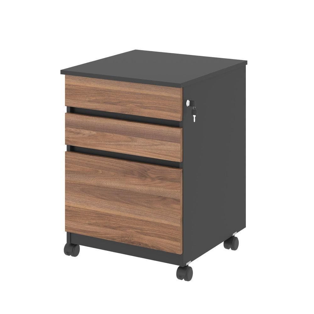 Gaveteiro Com 3 Gavetas Nora Noce Preto