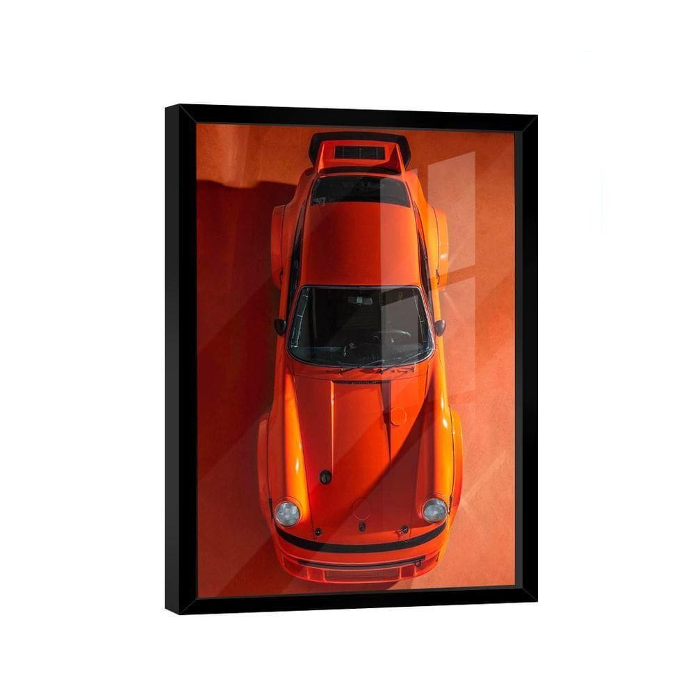 Quadro Porsche 911 Laranja Br Artes