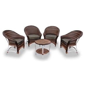 Conjunto De Poltronas Alumínio 4 Poltronas + 1 Mesa Centro