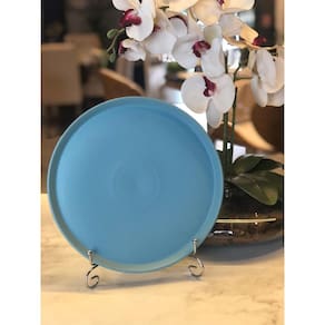 Prato Raso Neo Ártico Azul Claro Ceramica Porto Brasil