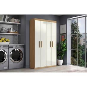 Armário Multiuso Melbourne Com 4 Portas Atacama Off White - Aramóveis