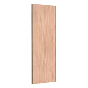 Porta De Correr Closet 80cm Inox Sem Kit Ferragem Cumaru