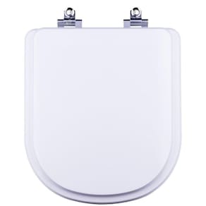 Tampa de Privada Fechamento Suave Flox Branco Vaso Fiori
