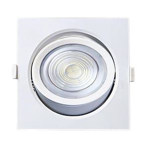 Kit 3 Spot De Led Embutir Alltop Par30 Quadrado 10w Bivolt Taschibra 4000k Luz Neutra