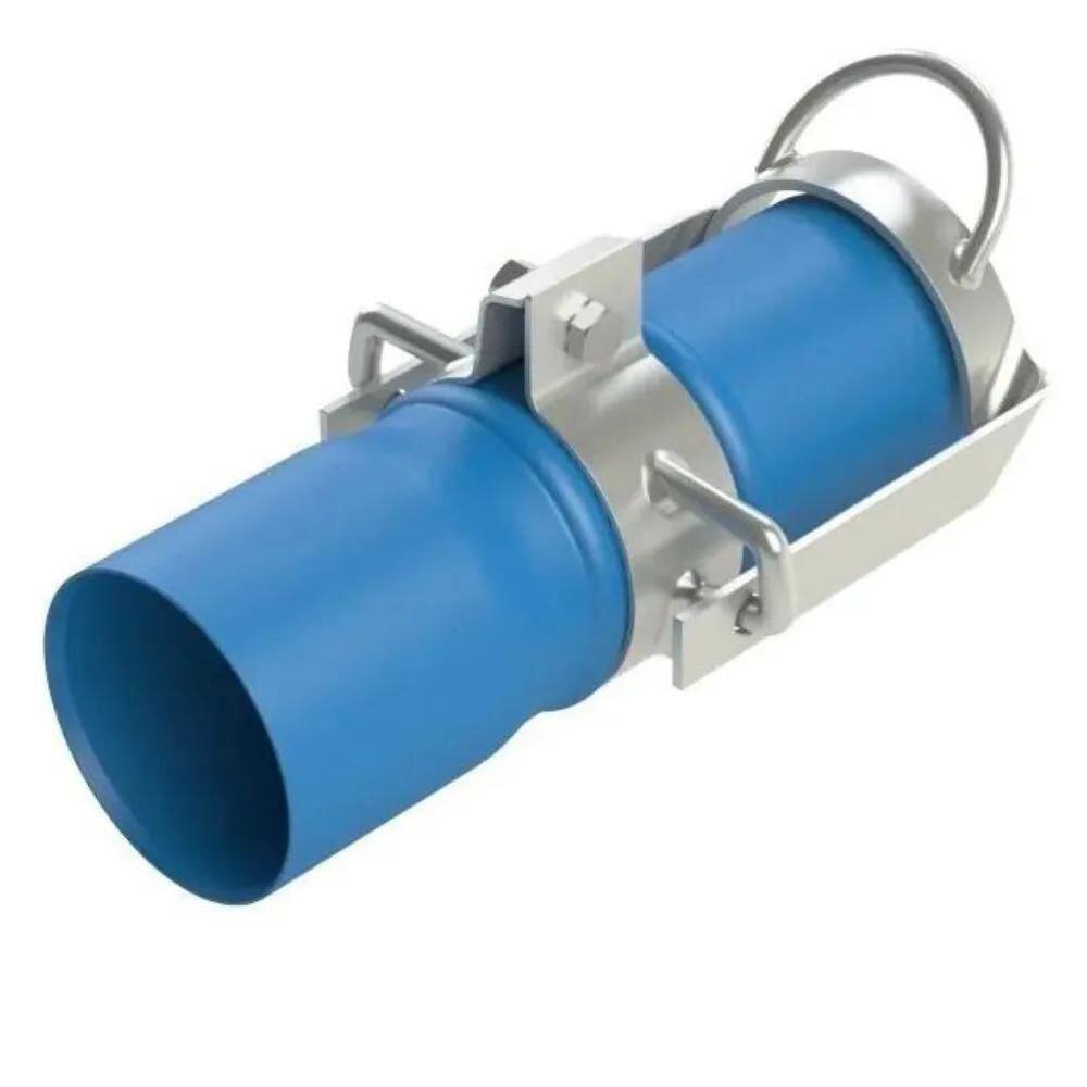 Ponta Macho Com Engate Metalico Ou Engate Sela Para Tubo De Pvc Asperbras Tamanho 125mm