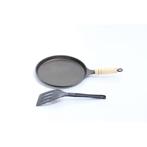 Frigideira Antiaderente Tapioca 22Cm Cabo Madeira E Espátula