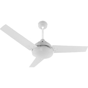 Ventilador de Teto 3 Pás Britânia Cancun com Dimmer de 3 Velocidades Branco 127V