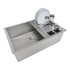 Conj.Cuba 60X40 Inox Calha Canal Escorredor