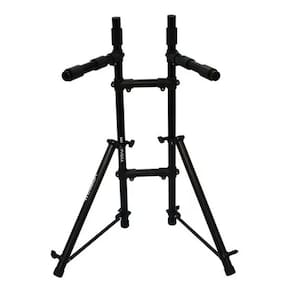 Rack Titanium TM110 Preto para Teclados ate 7 Oitavas (88 Teclas) Suporte Leve Tubular em Aluminio