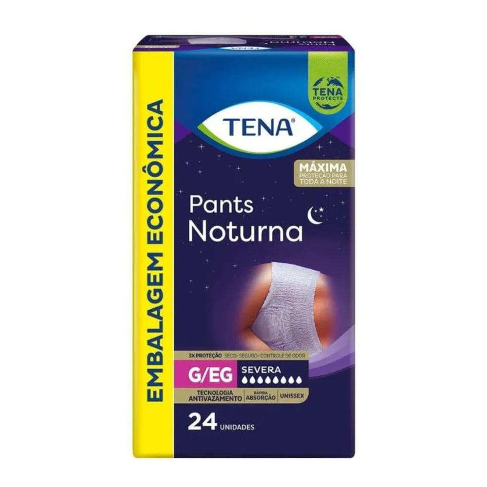 Tena Pants Noturna G/EG 24 Unidades Roupa Íntima