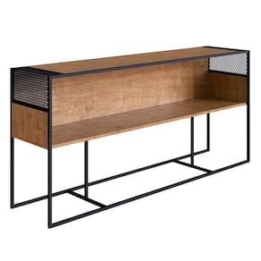 Aparador Com Nicho New Vermont E Preto 160 Cm - D`rossi