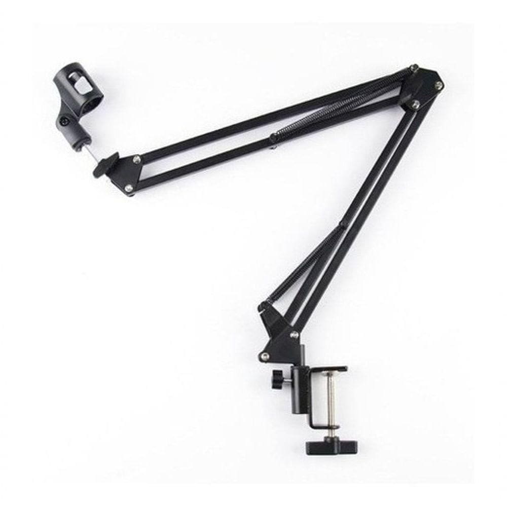 Braço Suporte Pedestal De Mesa Articulado Para Microfones