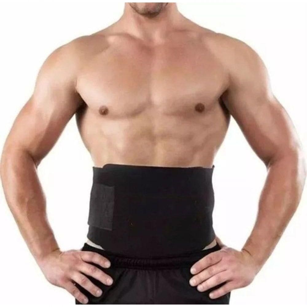 3 Cinta Abdominal Termica Fitness Masculina Para Perde Peso