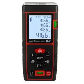 Trena Laser 40 Metros Alta Precisao Profissional Medidor Distancia Calcula Metros Quadrados Area