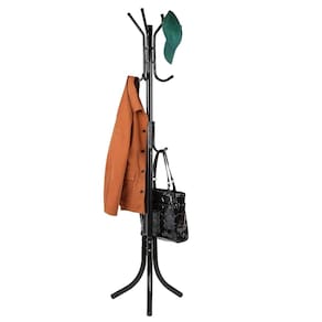 Cabideiro Mancebo Roupa Bolsa Chapeu Toalha Casaco Blusa Arara 9 Ganchos Quarto Sala Closet Organizaçao Pratico Multiuso Resistente