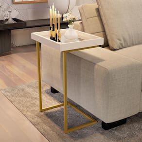 Mesa De Apoio Calabria Perola Pe Dourado
